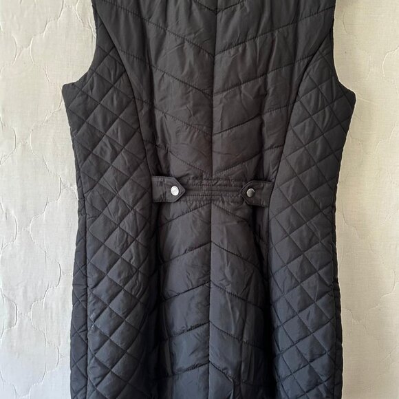 Weatherproof Vintage Women's Quilted Vest Jacket, Black, Size M - Picture 5 of 7